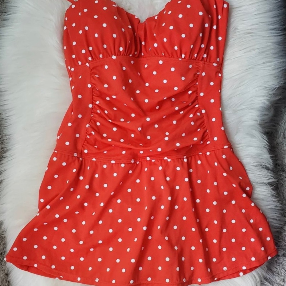 Polka Dot One Piece Bathing Suit